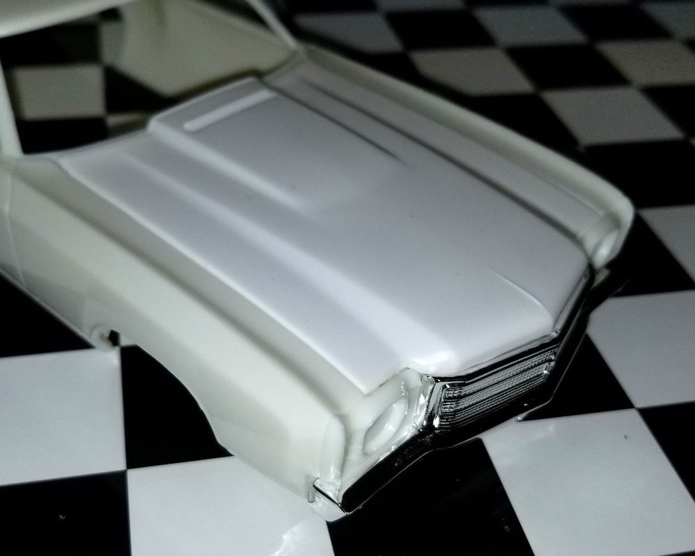 LEX’S SCALE MODELING Resin Cowl Induction Hood ’70 Monte Carlo SS 454. AMT 1/25.