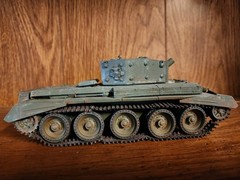 *RESTORATION REQUIRED Vintage British Cromwell Mk. IV (A27M)) WWII, Heavy Resin