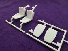 1991 Chevy S-10 Lowrider BUCKET SEATS from Revell 1:25 Model Kit