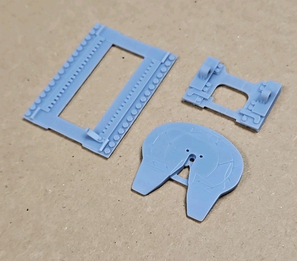 ABS-LIKE RESIN 3D PRINTED 1/25 5th WHEEL TRAILER HITCH SET