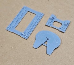 ABS-LIKE RESIN 3D PRINTED 1/25 5th WHEEL TRAILER HITCH SET