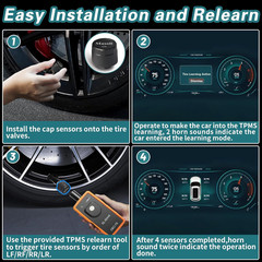 TPMS Sensor for GM Chevy Chevrolet Silverado Buick Cadillac GMC, Gen 2 TPMS Sens