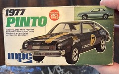 VTG 1977 Pinto Plastic Model Kit MPC 1/25 Scale Ford Unassembled READ 1978