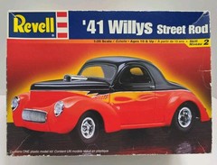 Revell ’41 Willys Street Rod 1/25 Kit **REBAGGED**