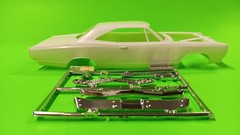 AMT ’69 Plymouth Road Runner GTX 1/25 Body Chrome Bumpers Grille Trim Panel