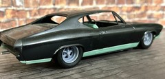1/24 Scale: 15-inch “Cragar SS” Resin Wheels W/ Wide Rear Tires