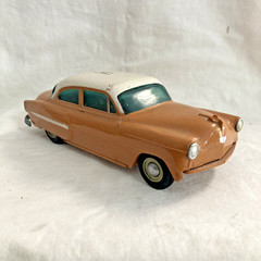 1954 Chevrolet Chevy 2 Door Dealer Promo Car Bank – Shoreline Beige/Pueblo Tan