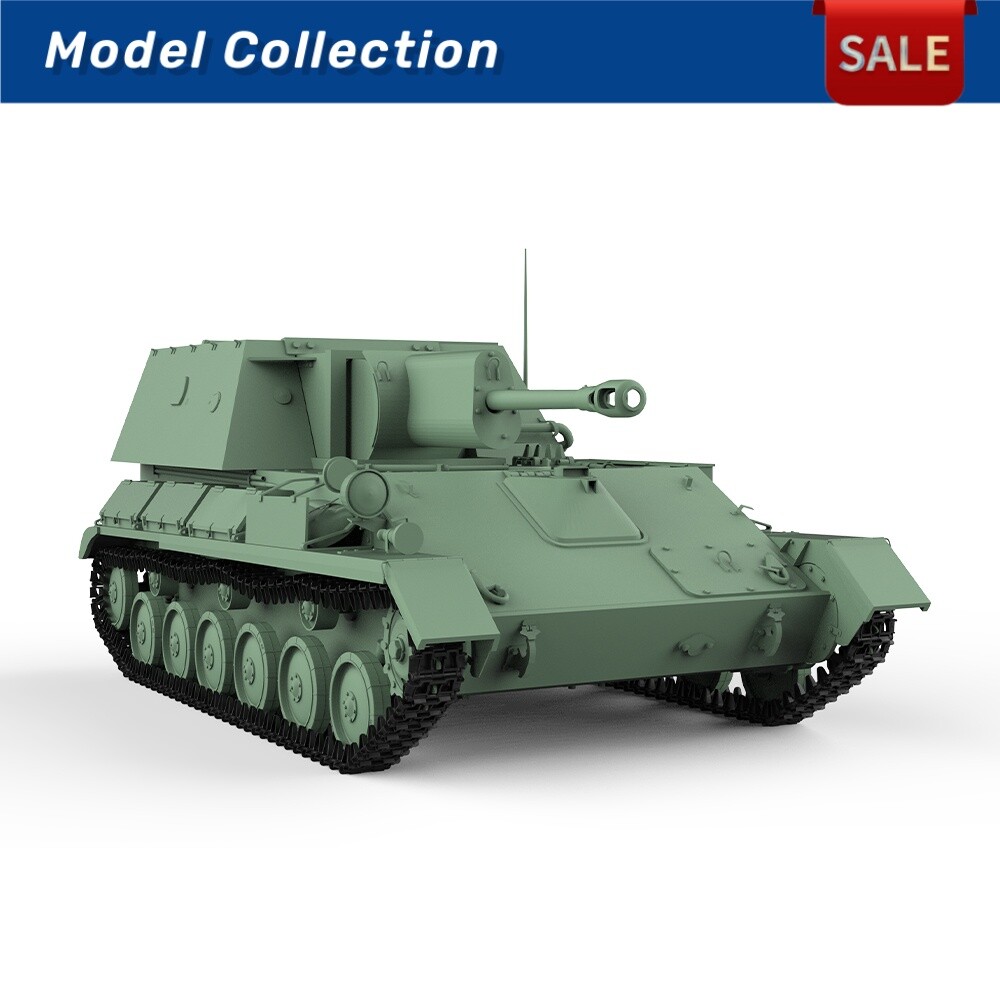 SSMODEL 1/35 Military Model Kit Soviet SU-85B 85mm LB-2 Tank Destroyer