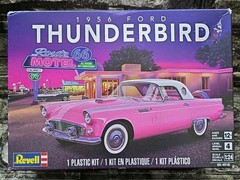 Revell 1956 Ford Thunderbird 1/24 Scale Plastic Model Car Kit 85-4518 SEALED NEW