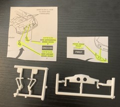 98 Corvette HOOD HINGES, HOOD PIVOT HINGE 993 Model Car Parts COMBINE SAVE $