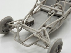 Two-seater Old School Dune Buggy Fully Detailed 1/25 Scale Model Kit