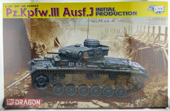 DRAGON MODEL 6463 Pz.Kpfw.III Ausf.J INITIAL PRODUCTION SMART KIT w/Photo-Etched