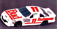 #11 Bill Elliott Budweiser Ford Reverse Colors 1/24th – 1/25th Scale Decals