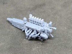 Ferrari 250 GTO Colombo model engine resin 3D printed 1:24-1:8 scale