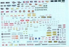 Slixx 7141 Drag Racing Goody Sheet #1 Drag decal