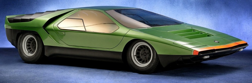Race Car Classic Vintage Gandini’s Custom Concept Racer Racing Built Model