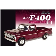 1970 Ford F100 4×4 Custom Cab 1/25 Scale Model Kit-