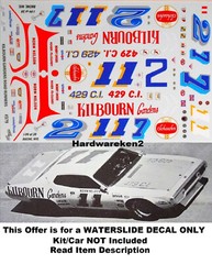 NASCAR DECAL # 2 SCHAEFER BEER 1973 PLYMOUTH BOBBY UNSER 1/25 POWERSLIDE