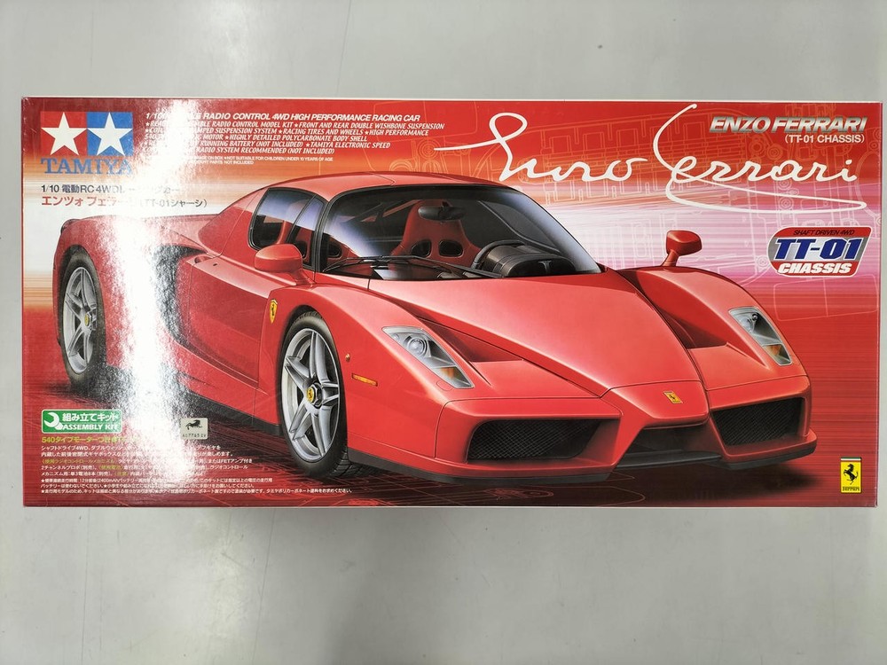 Tamiya 58302 Enzo Ferrari TT-01 1/10 Electric 4WD R/C Car Kit Vintage Rare Japan