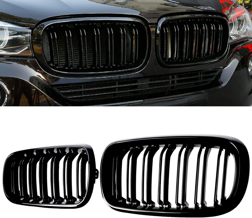 X5 F15 Grille，Gloss Black Kidney Grill Fit 2014-2018 X5 F15 X6 F16 X5M F85 X6M F