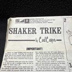 MPC Shaker Trike Carl Casper 1-1424 Instructions 1/12 Dual Quad 327 V8 Chopper