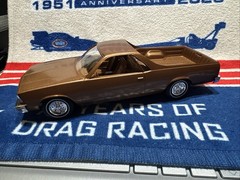 1979 Chevrolet El Camino 1/25 Dealer Promo Car Brown. Free Shipping