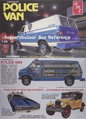 AMT 1975 Chevy Van Stock 350 Cid.V8 w/Automatic Tranny Set 1/25 Scale