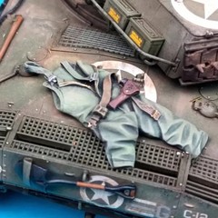 1/35 Tank Diorama Accessories Model Kit Scenario Equipment Ornaments Resin Hobby