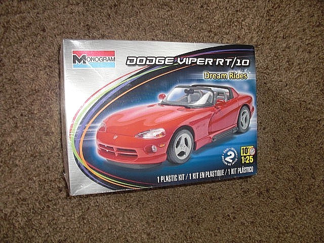 DODGE VIPER RT/10 (1:25) model kit MONOGRAM Dream Rides #85-4010 FACTORY SEALED