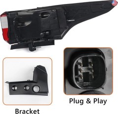 FIONE LED Outer Tail Light Assembly Compatible with Chevy Traverse 2018 2019