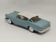 Vintage Blue & White 1958 Chevy Bel Air Dealer Promo Car