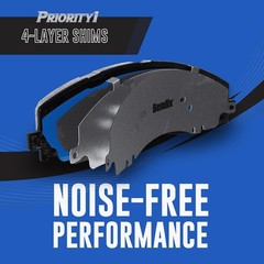 Priority1 CFM2209 Semi-Metallic Front Brake Pads for Select Models Mercedes-Benz