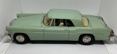 1956 A.M.T. FRICTION LINCOLN CONTINENTAL Mint Green PROMO CAR Metal Plastic Used