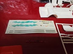 VINTAGE MODEL KIT -AMT 1990 # 6052 1967 CHEVELLE SS 396 OPEN. SEALED PARTS