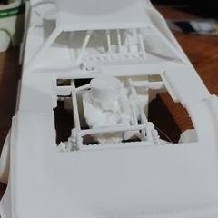1/25 Dirt Late Model 3D Printed Kit Unassembled Dirt Track Race Car Lucas Oil