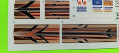 63 1963 Chevy Impala SS 409 1/25 AMT Decal Sheet Dash Cluster Emblems Custom Car