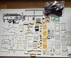 Vintage Model Car Parts Lot Bodies Glass Chrome Interiors Parts MPC AMT Revell