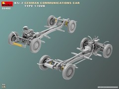 Miniart 1/35 Kfz.2 German Communications Car Type 170VK #35492📌USA📌Sealed
