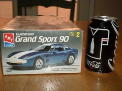 GULDSTRAND GRAND SPORT 90 – SPORT CAR, Plastic Model Car Kit, Scale 1/25,VINTAGE