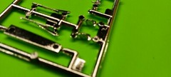 1964 Plymouth Belvedere 1/25 Chrome Sport Mirror Door Handles Hurst Shifter AMT