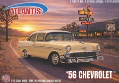 Atlantis 1956 Chevrolet 1/25 Scale Classic Chevy w/265 V8 Kit #H1391~NEW in BOX