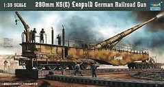 Trumpeter 00207 – 1/35 Leopold Rail Gun 280mm K5 (E) – New-