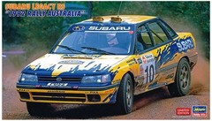Hasegawa 1/24 Subaru Legacy RS 1992 Rally Australia Plastic Model 20527
