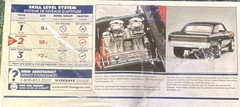Revell Monogram ’66 Malibu SS Chevy 1:24 Unassembled Kit Decals 85-2219 Skill 2
