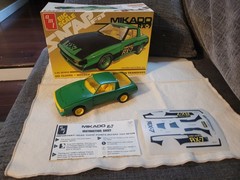 Rare! 1980 AMT Snap Fit Mazda “Mikado” RX-7 Built stock w/box 1/25