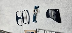 VINTAGE 60’S IMC MODELS FORD GT 1/25 SCALE PARTIAL BUILT MODLE KIT SEE PICTURES