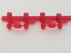 1960 Chevy Nomad Station Wagon STOCK (R1) TAILLIGHTS from AMT 1:25 Model Kit 60