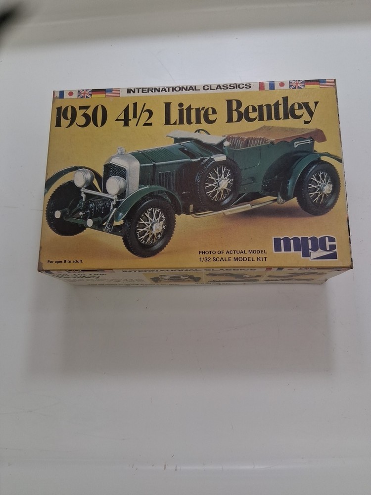 Toy Model Car, 1930 4 1/2 Litre Bently By MPC, VINTAGE BUT NEW IN BOX