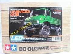Tamiya 1/10 R/C CC-01 UNIMOG 406 Truck w/ LED & ESC F-T 4WD Off-Road 58457