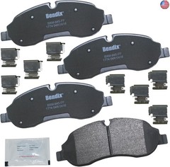 Bendix Priority1 CFM1774 Semi-Metallic Front Brake Pads for Ford Transit